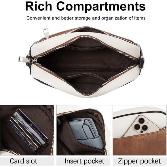 CLUCI Crossbody Bags for Women, Vegan Leather Shoulder Handbags 2024 - Picture 3 of 9